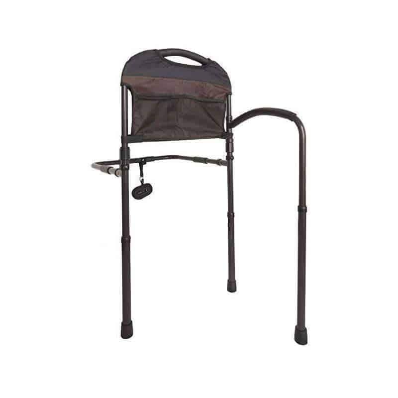 Stander Mobility Home Adult Bed Rail & Cushioned Support Bed Swivel Handle - Senior.com Bed Rails